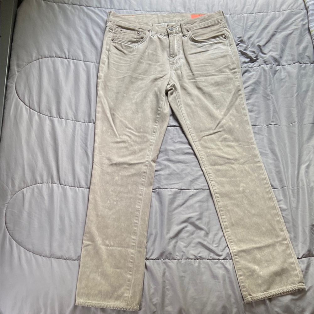 Slim Straight Men's Jeans - Gray